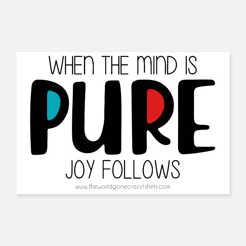 Pure Poster 12" x 8" (30x20 cm)