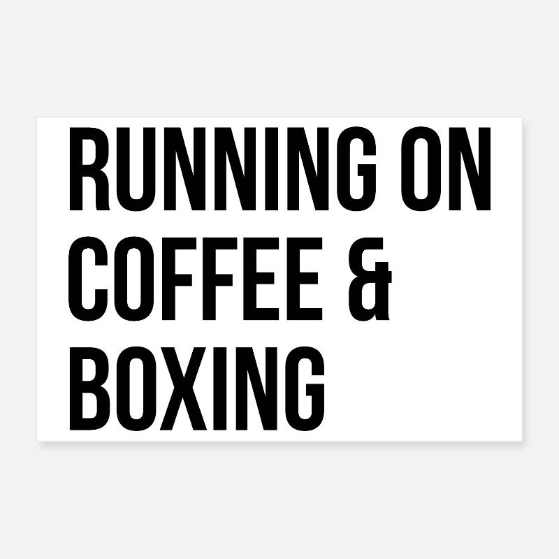 boxe Poster 30 x 20 cm