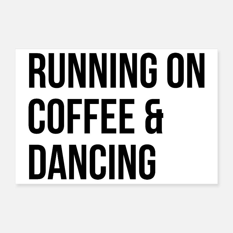Dancing Poster 12" x 8" (30x20 cm)