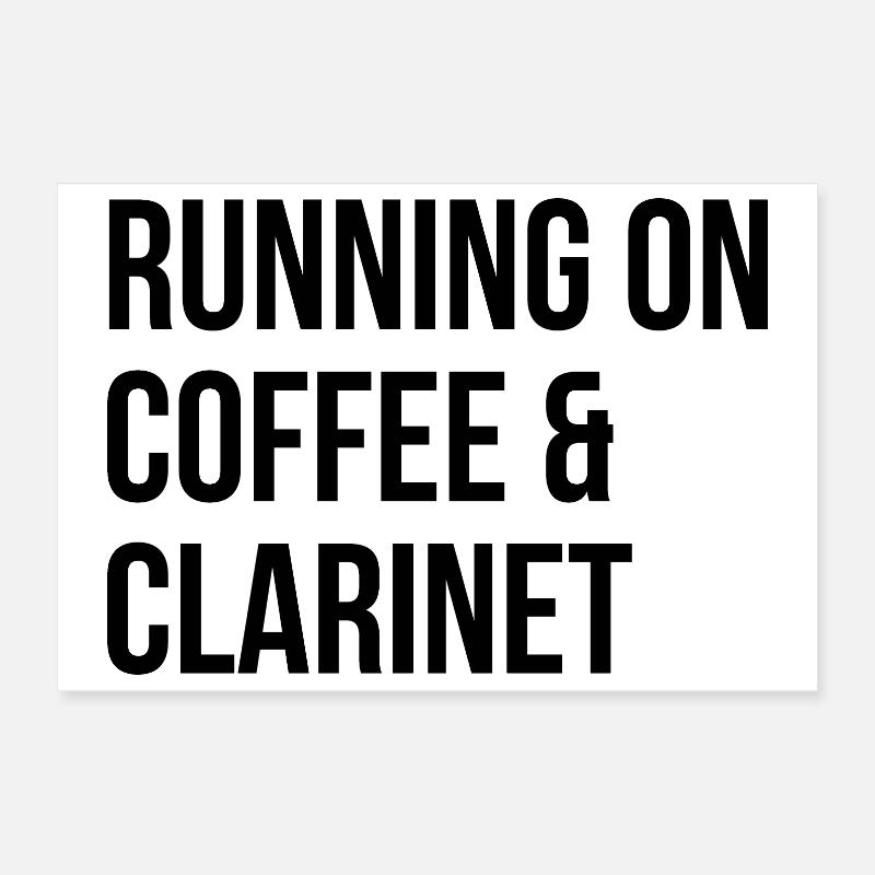 Clarinette Clarinette Clarinette Poster 30 x 20 cm