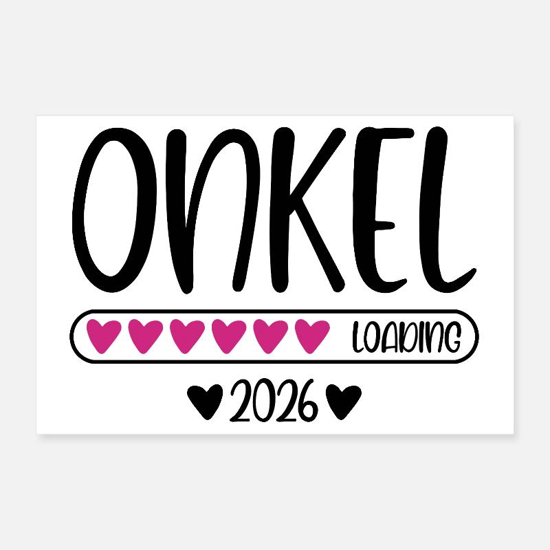 Onkel 2026 loading Poster 30x20 cm