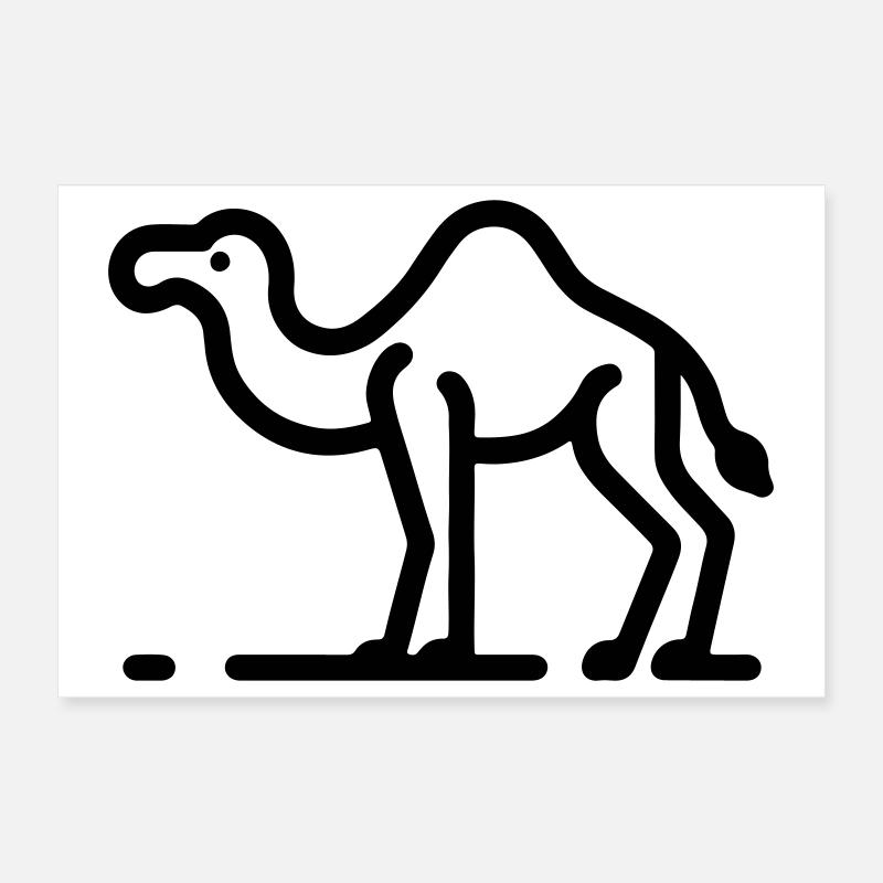 Kamel Poster 30x20 cm