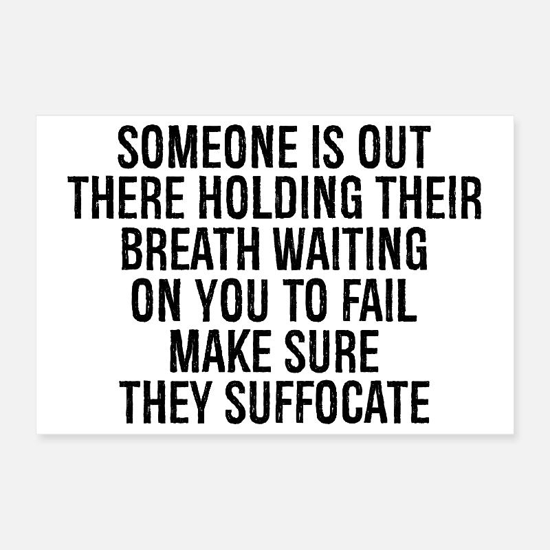 Quelqu’un retient son souffle Waiti Poster 30 x 20 cm