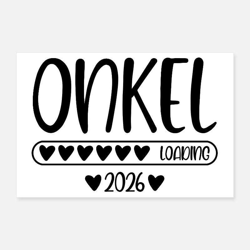Onkel 2026 loading Poster 30x20 cm