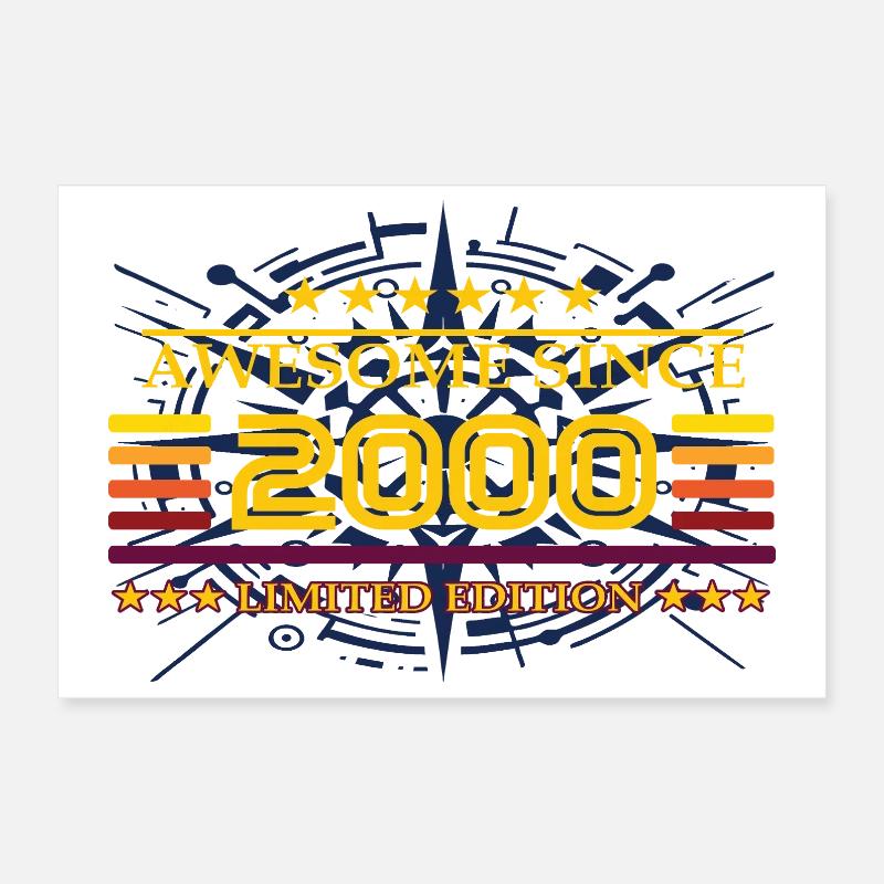 Awesome since 2000 Limited Edition Poster 30x20 cm