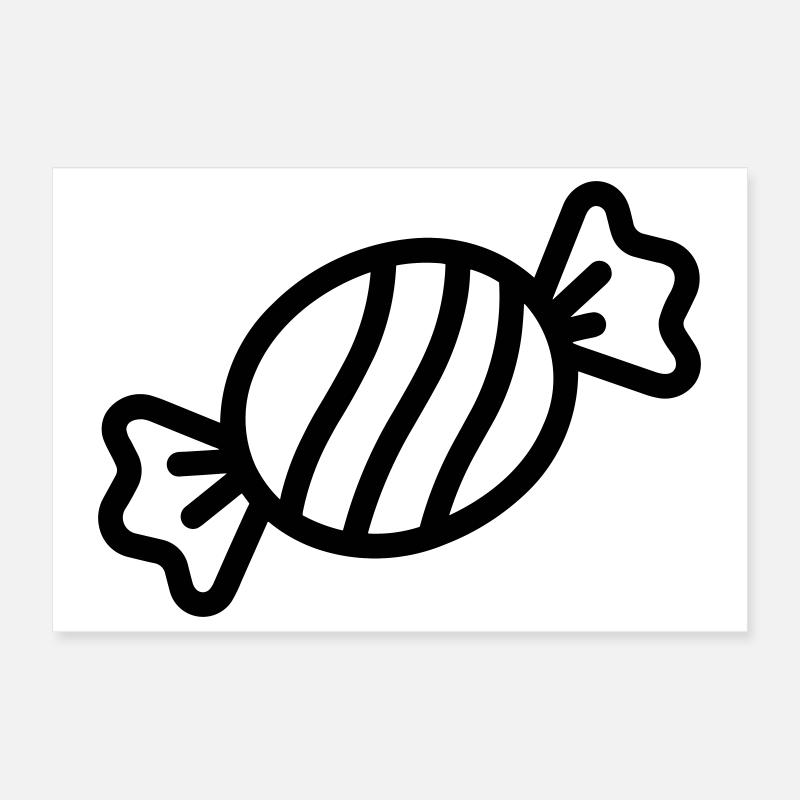 candy Poster 12" x 8" (30x20 cm)