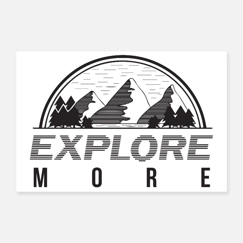 Explore More Berge und Wald Poster 30x20 cm