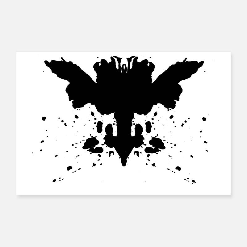 Rorschach Poster 30x20 cm
