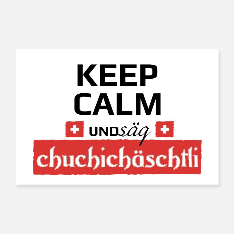 Säg Chuchichästli Poster 30x20 cm