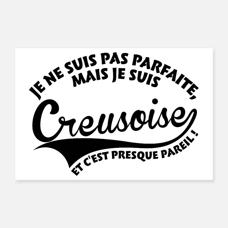 Parfaite Creusoise Poster 30 x 20 cm