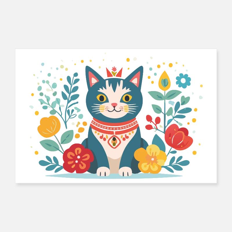 chat mignon Poster 30 x 20 cm