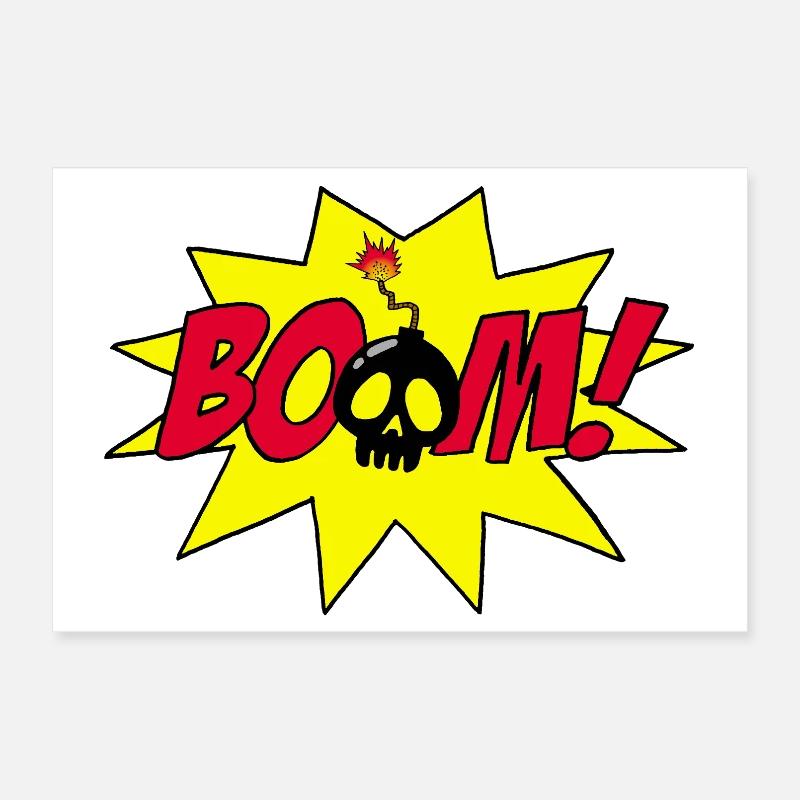 Explosion Poster 30 x 20 cm