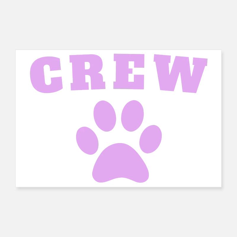 Chien d’équipage Poster 30 x 20 cm