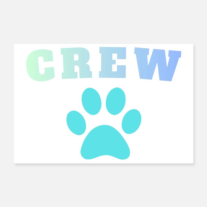 Chien d’équipage Poster 30 x 20 cm