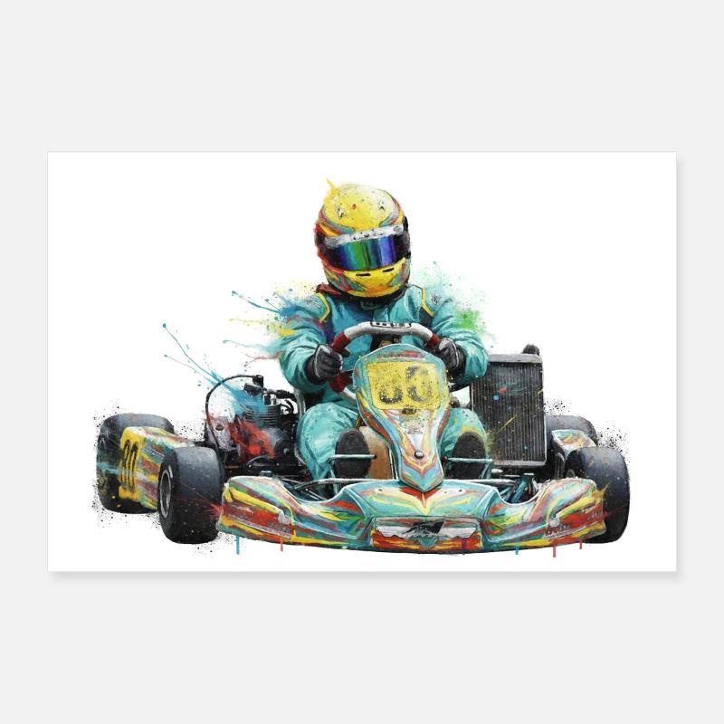 Kart Poster 30 x 20 cm
