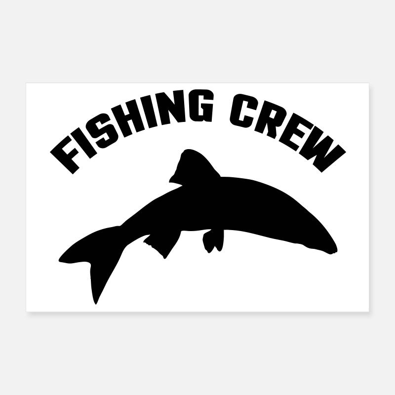 Équipage de pêche Poster 30 x 20 cm