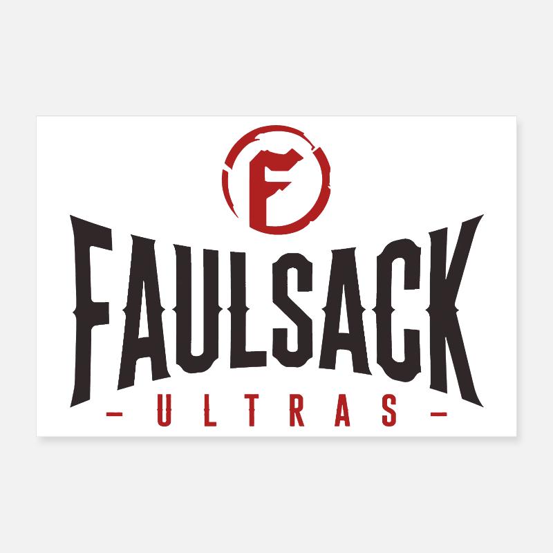 Faulsack NOIR Poster 30 x 20 cm