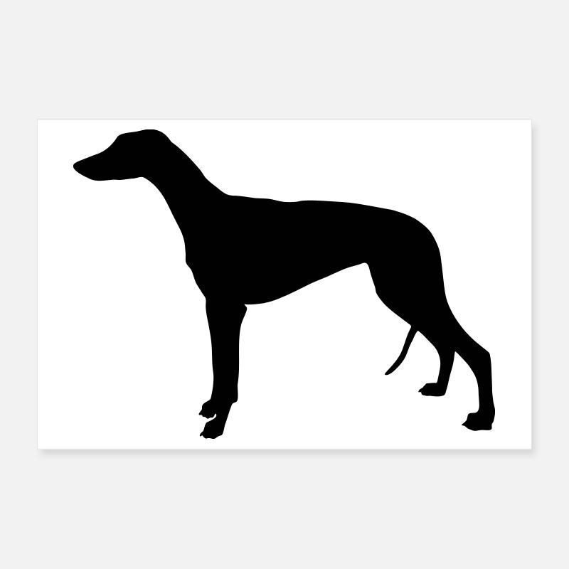 Greyhound Poster 30 x 20 cm