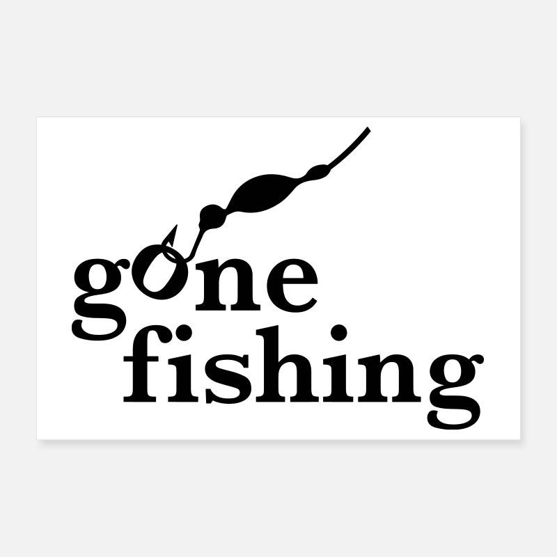 angling Poster 12" x 8" (30x20 cm)