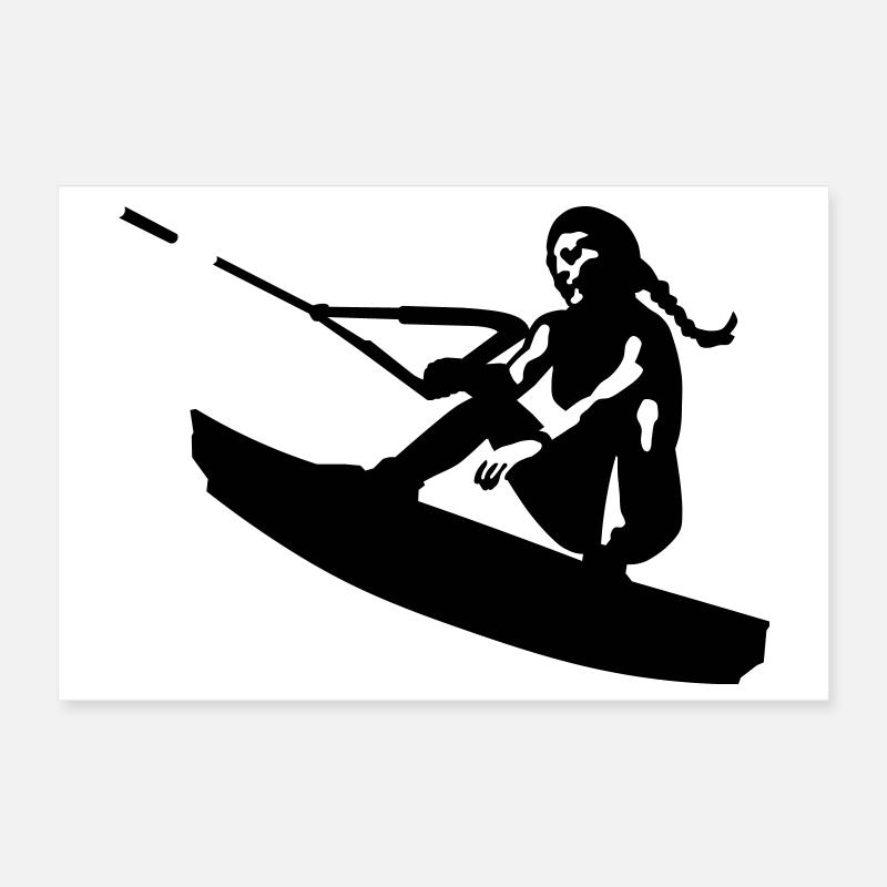 Wakeboarding Poster 30x20 cm