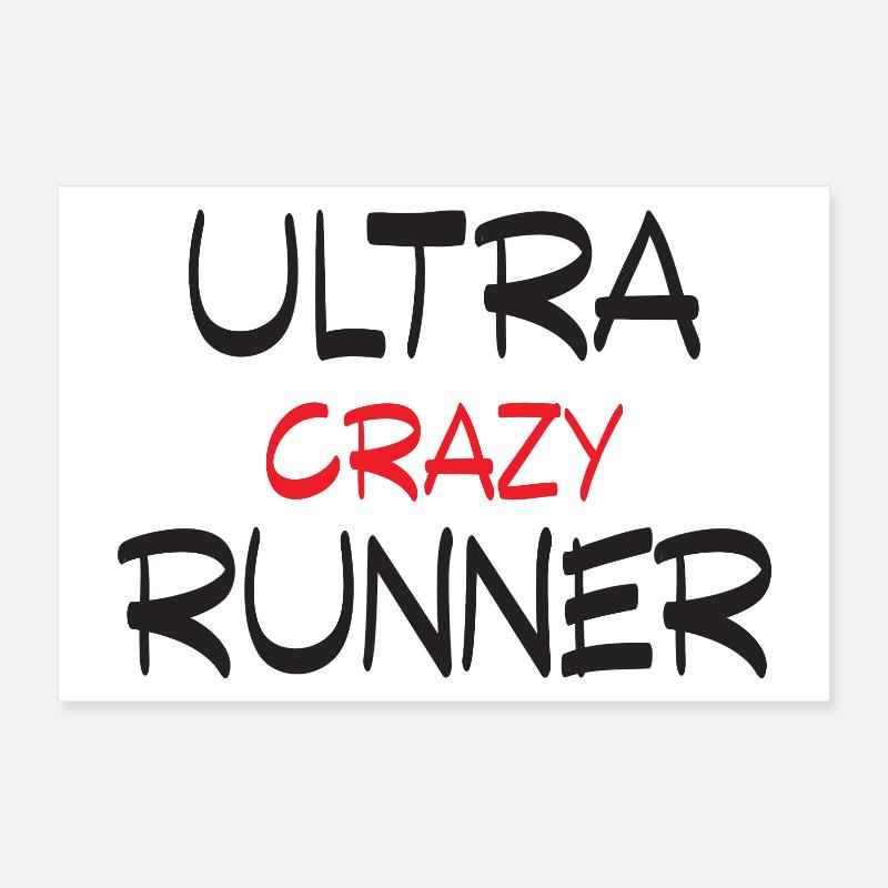 Ultra Crazy Runner Poster 12" x 8" (30x20 cm)