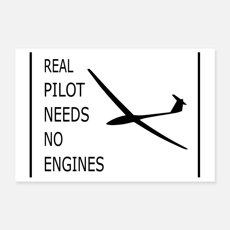 Planeur Poster 30 x 20 cm