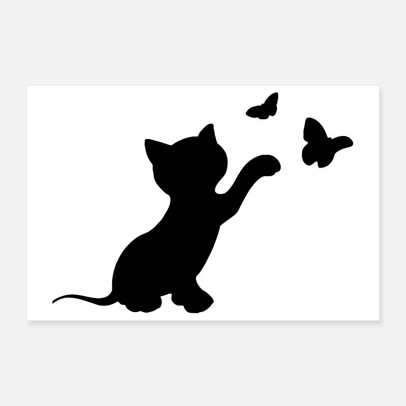 cat Poster 12" x 8" (30x20 cm)