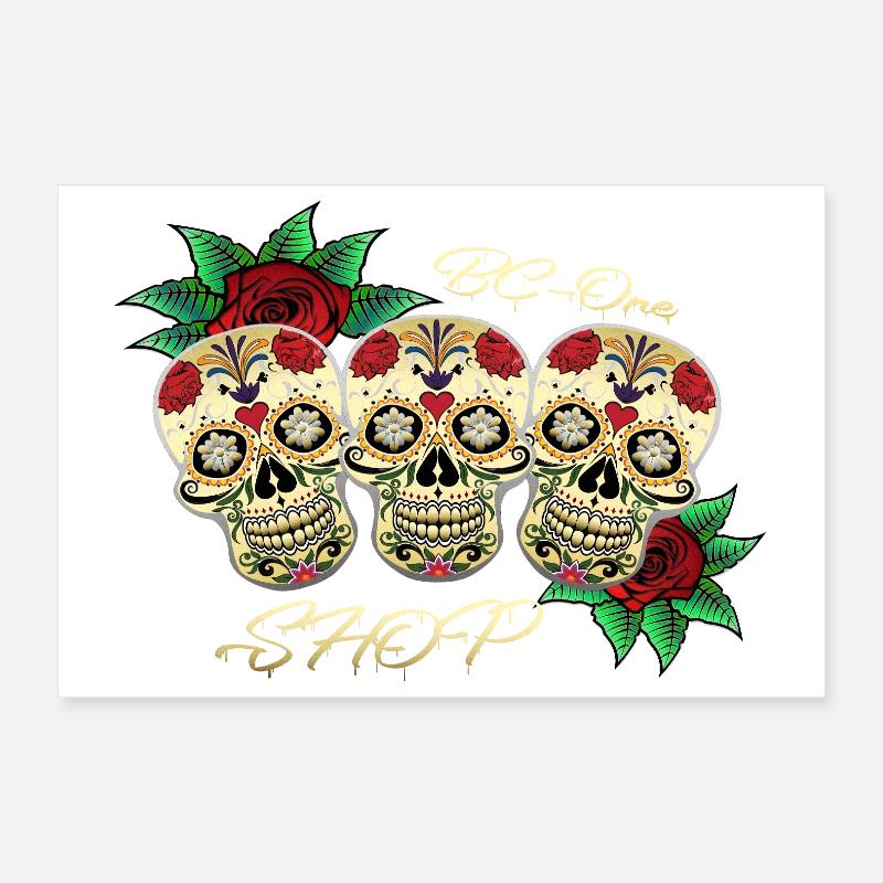 Crânes Poster 30 x 20 cm