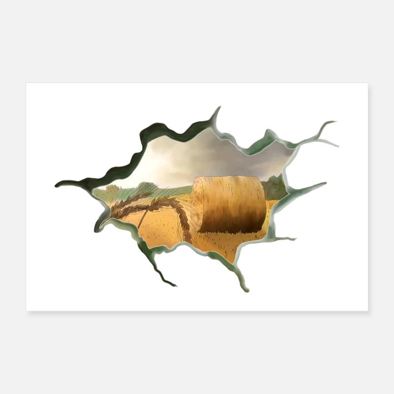 Durchbruch Ernte Poster 30x20 cm
