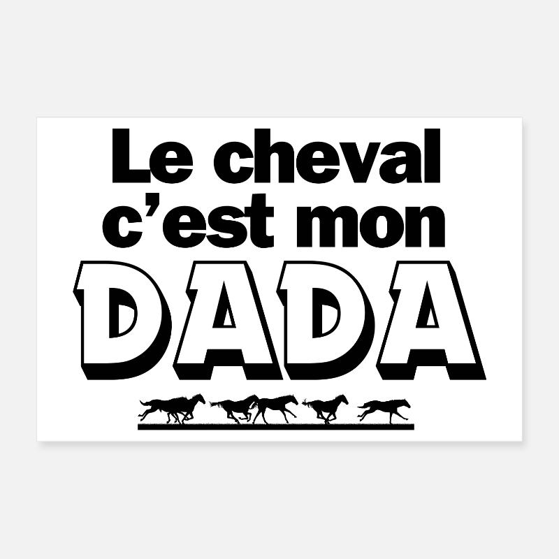 cheval, équitation, centre équestre Poster 30 x 20 cm