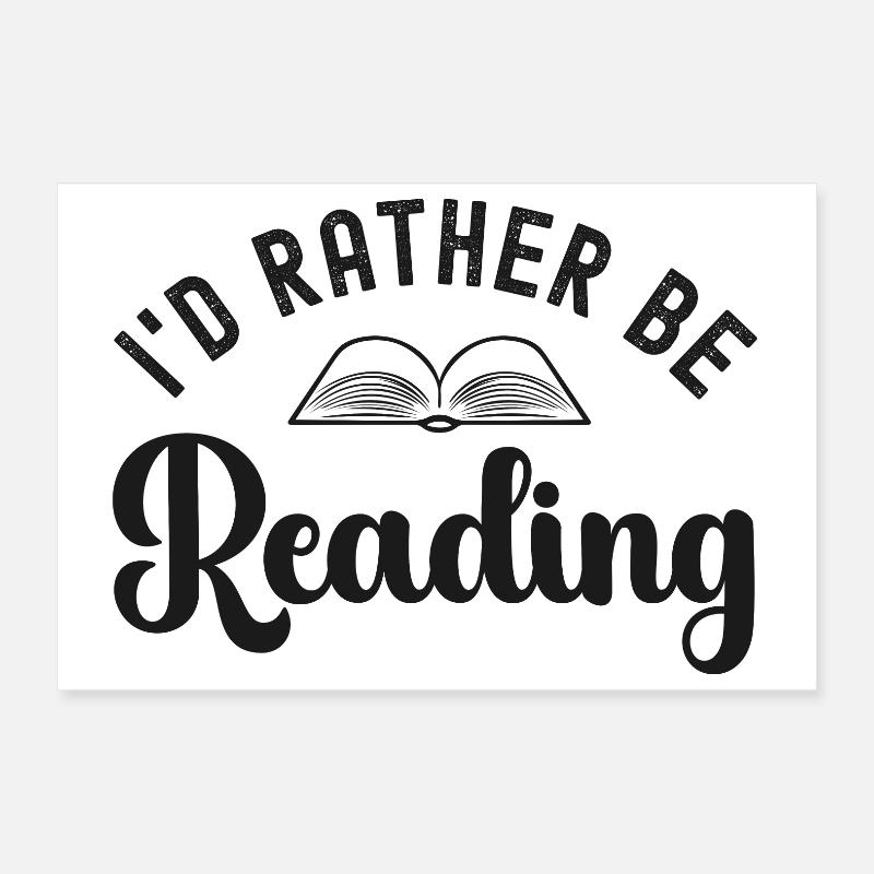Lecture Bookworm Bookworm Poster 30 x 20 cm