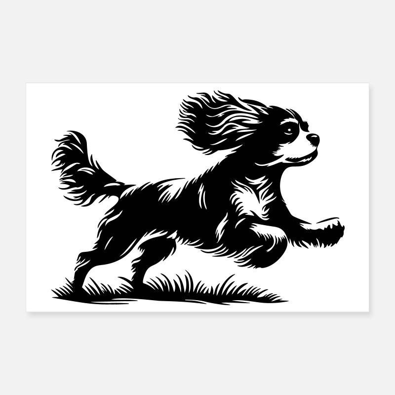 Cavalier King Charles Spaniel Poster 30 x 20 cm