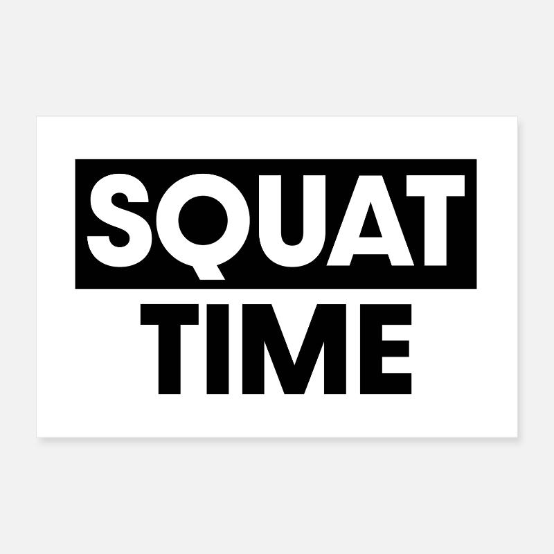 L'heure du squat Poster 30 x 20 cm