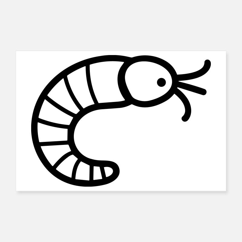 earthworm Poster 12" x 8" (30x20 cm)