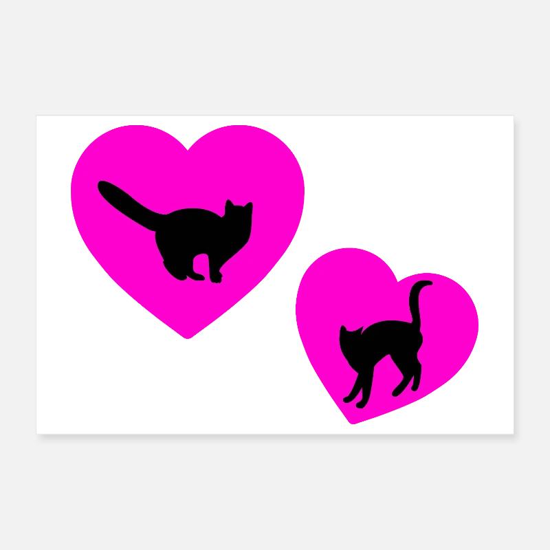 feline Poster 12" x 8" (30x20 cm)