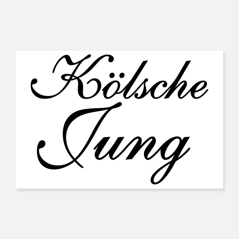 Kölsche Jung Poster 30x20 cm