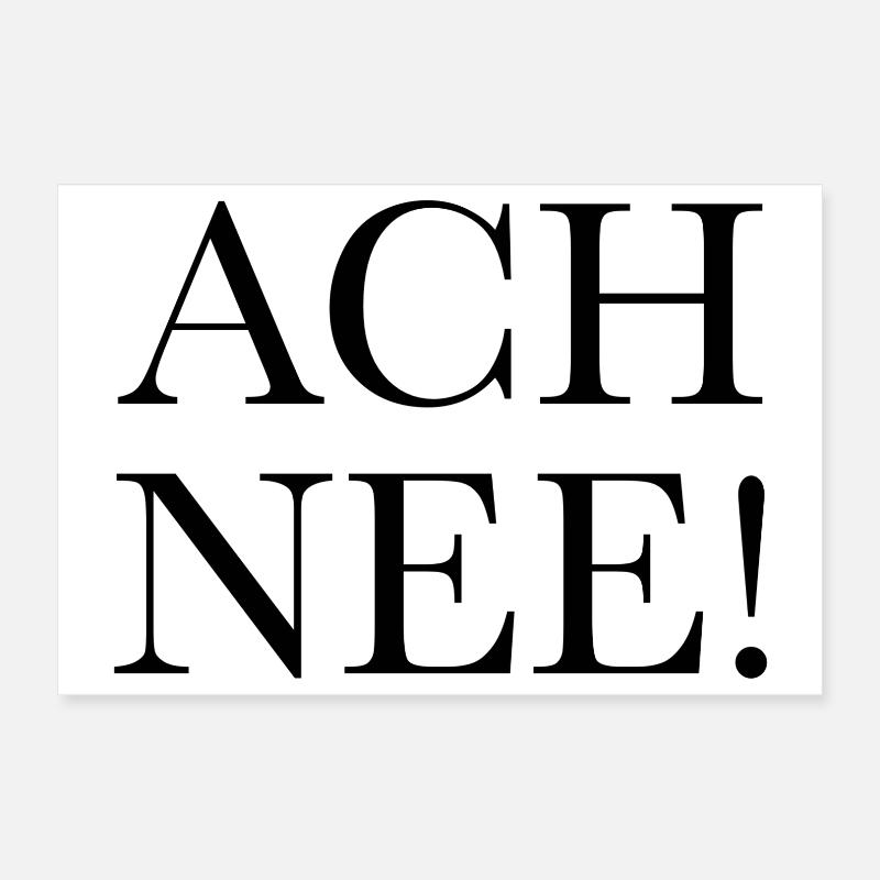 Oh non Poster 30 x 20 cm