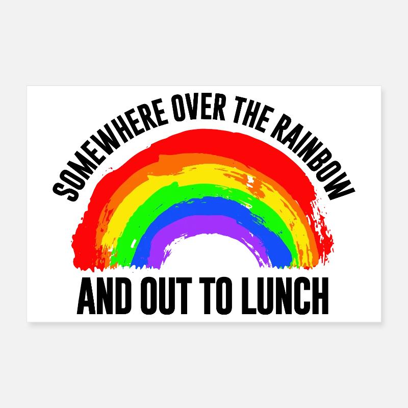 Rainbow Signet Poster 12" x 8" (30x20 cm)