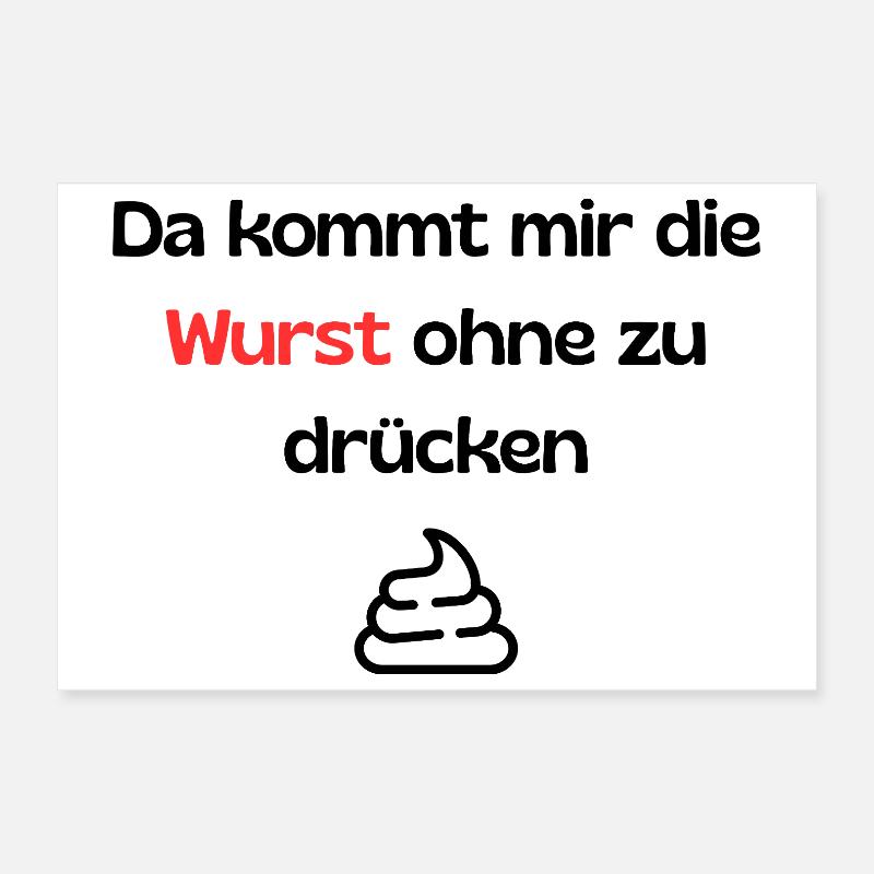 Funny saying Poster 12" x 8" (30x20 cm)