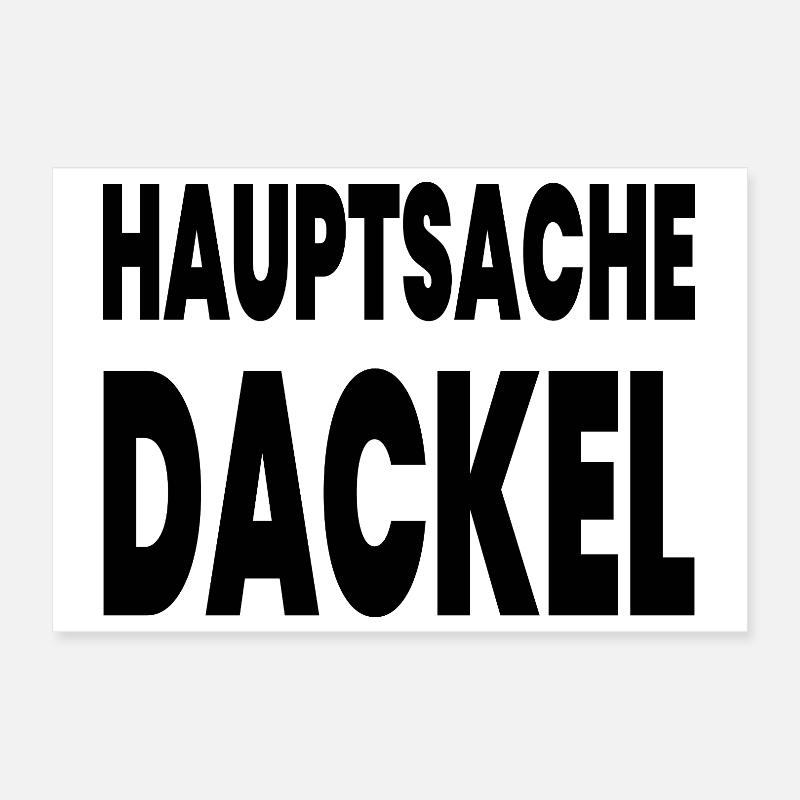 Teckel Poster 30 x 20 cm