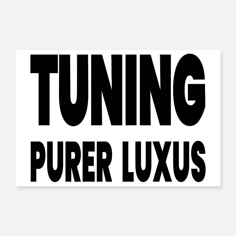 tuning Poster 12" x 8" (30x20 cm)