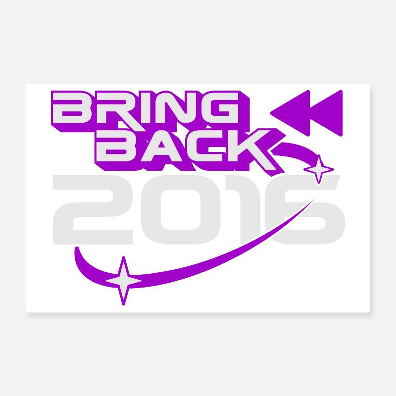 Ravissez la nostalgie rétro d’Internet de 2016 Poster 30 x 20 cm