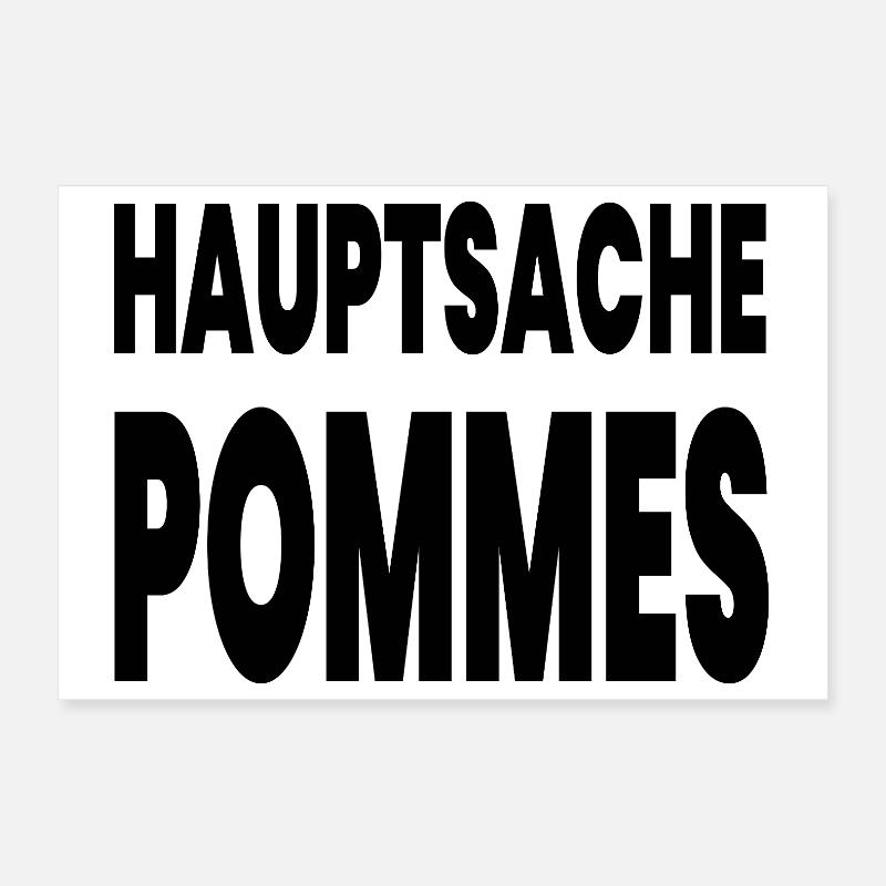 Pommes Poster 30x20 cm