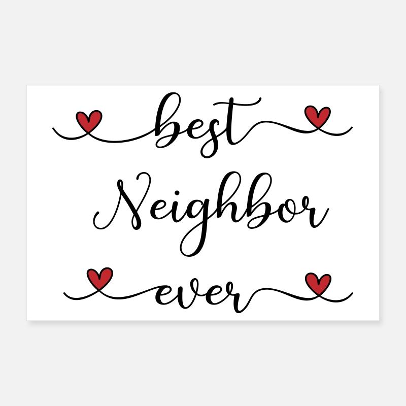 bester Nachbar Poster 30x20 cm