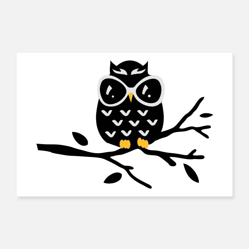 Eule Poster 30x20 cm