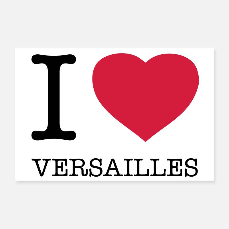 I LOVE VERSAILLES Poster 30x20 cm