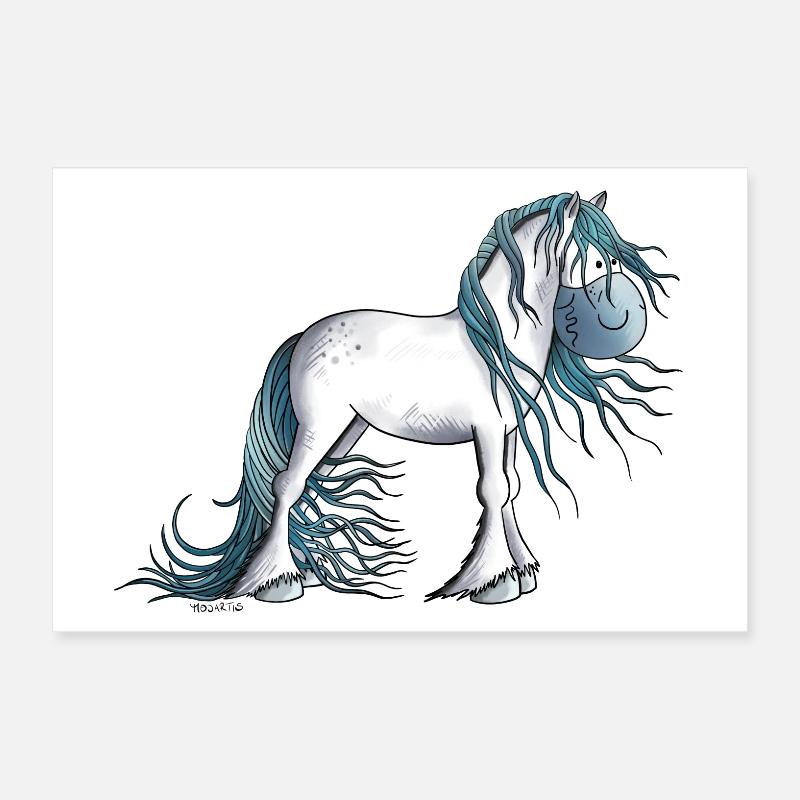 Fantasy Horse - Cheval Poster 30 x 20 cm