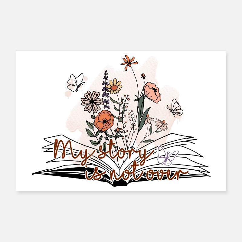 My Story is not Over Poster 12" x 8" (30x20 cm)