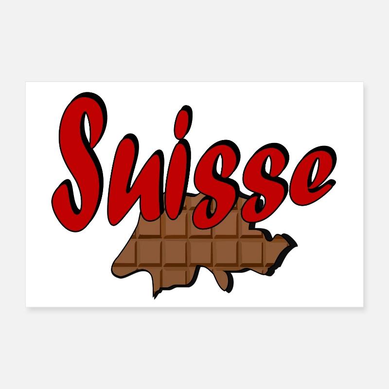 Suisse Chocolat Poster 30 x 20 cm