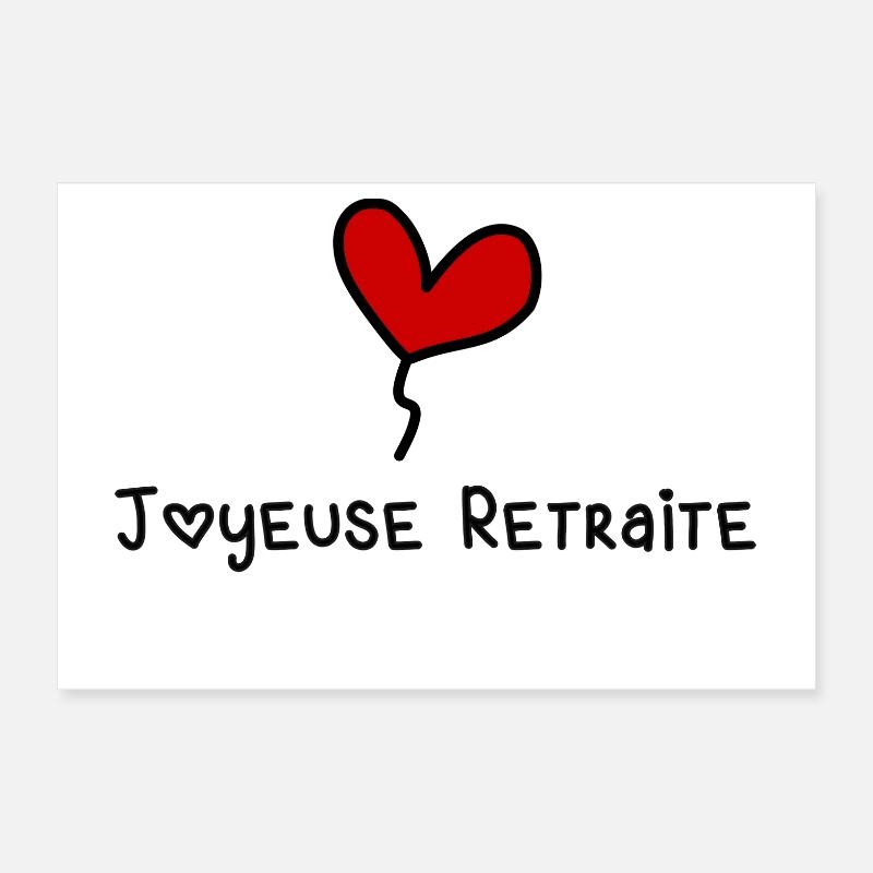 RETRAITE Poster 30 x 20 cm